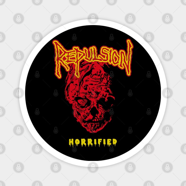 Repulsion "Horrified" Tribute Shirt Magnet by lilmousepunk